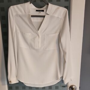 Nine West Women's Cream Blouse